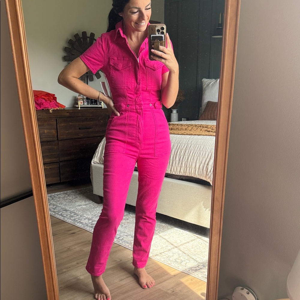 Vibrant Pink Jumpsuit